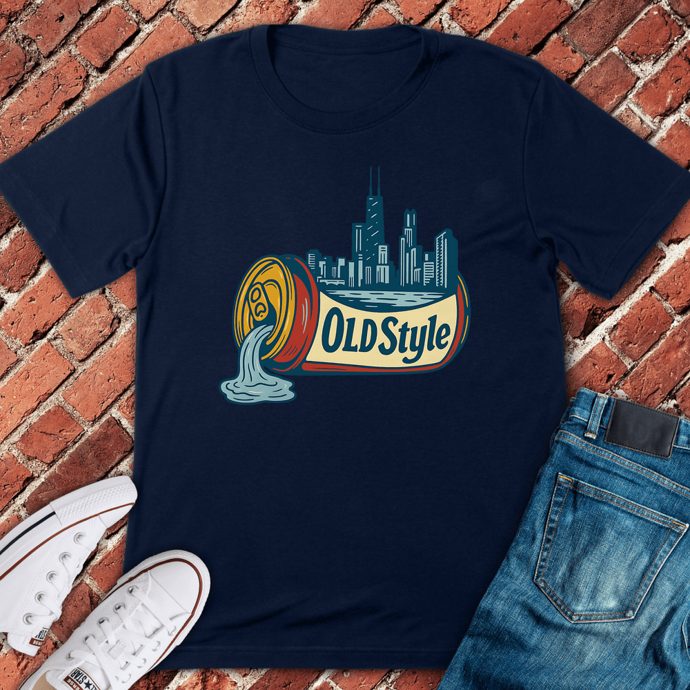 Old Style City T-Shirt - Navy