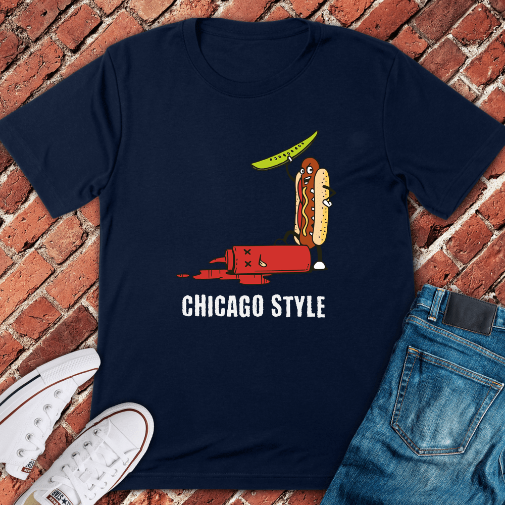 Chicago Dog Wins T-Shirt - Navy