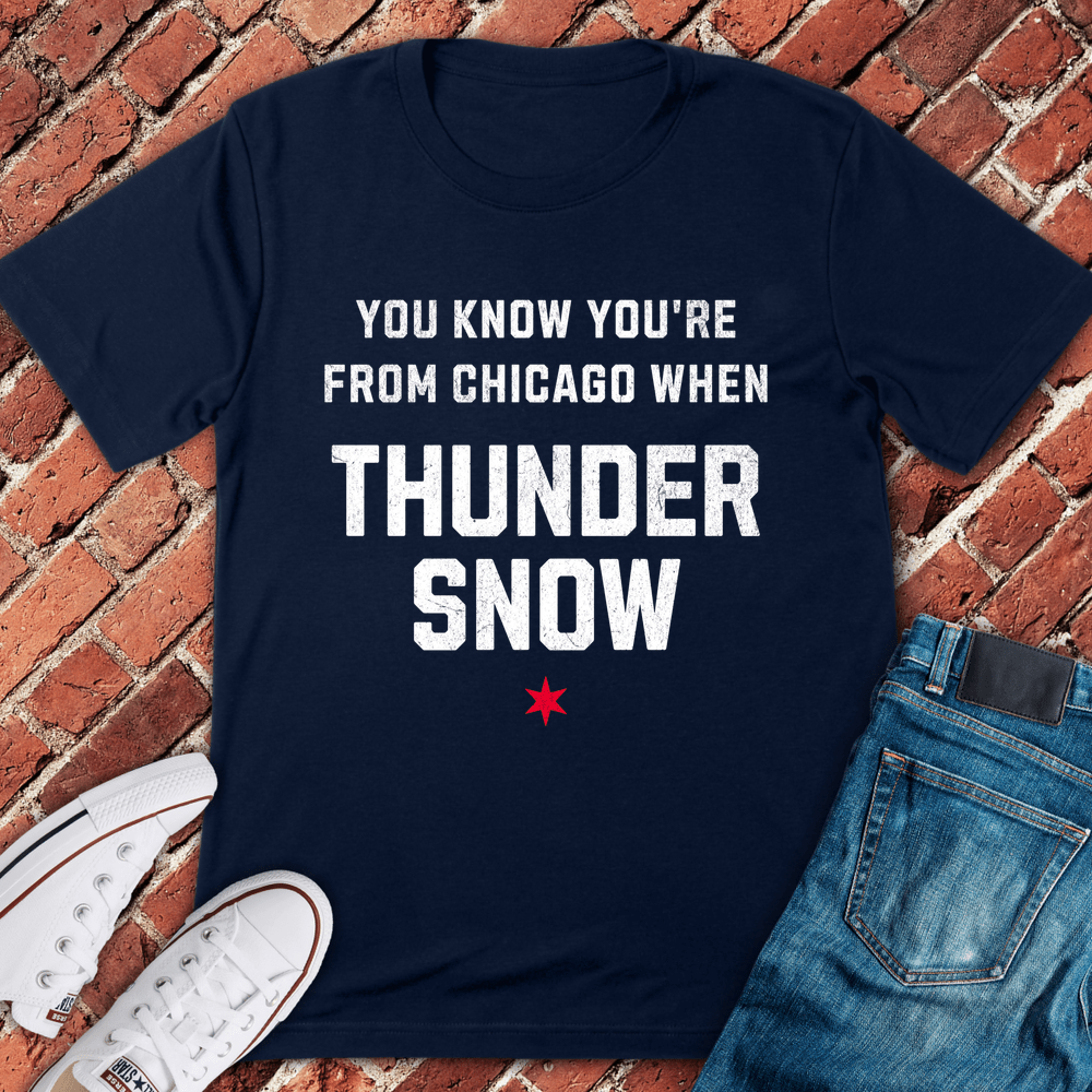 Thundersnow Alert T-Shirt - Navy