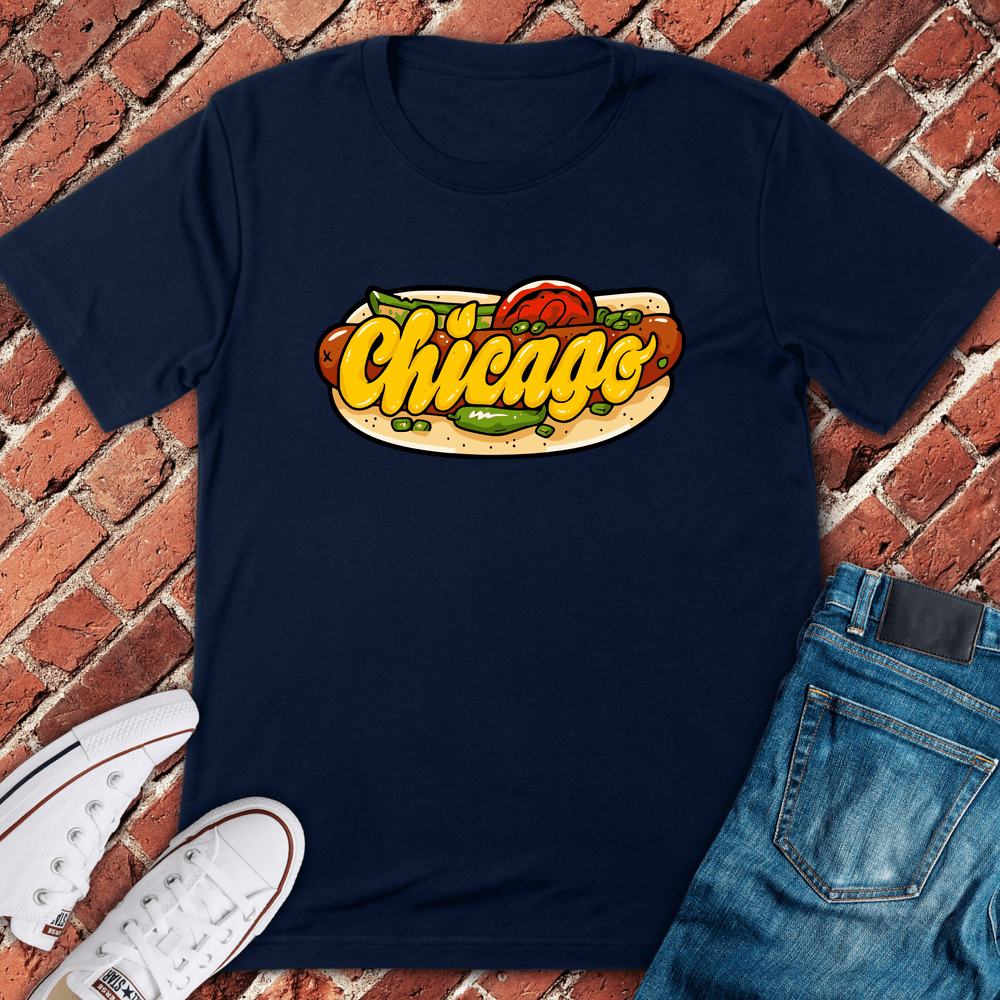 Chicago Dog Dreams T-Shirt - Navy