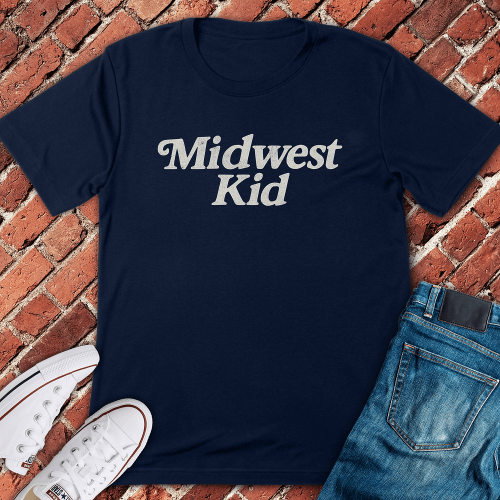 Midwest Kid T-Shirt - Navy