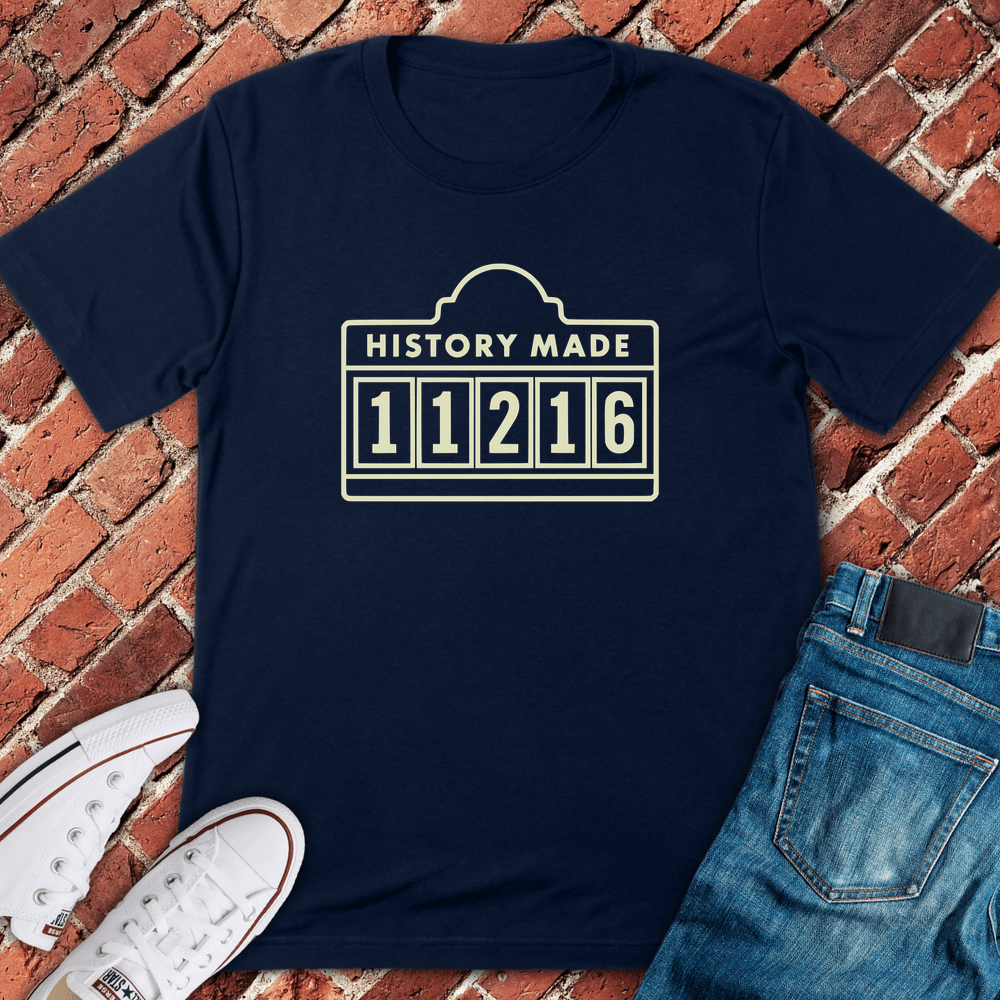 History Made T-Shirt - Navy