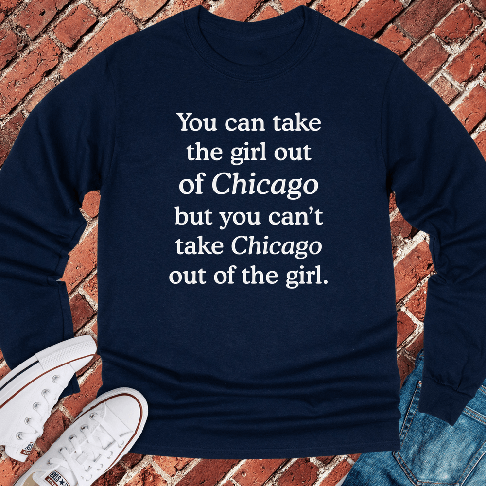 Chicago Girl Forever Long Sleeve - Navy
