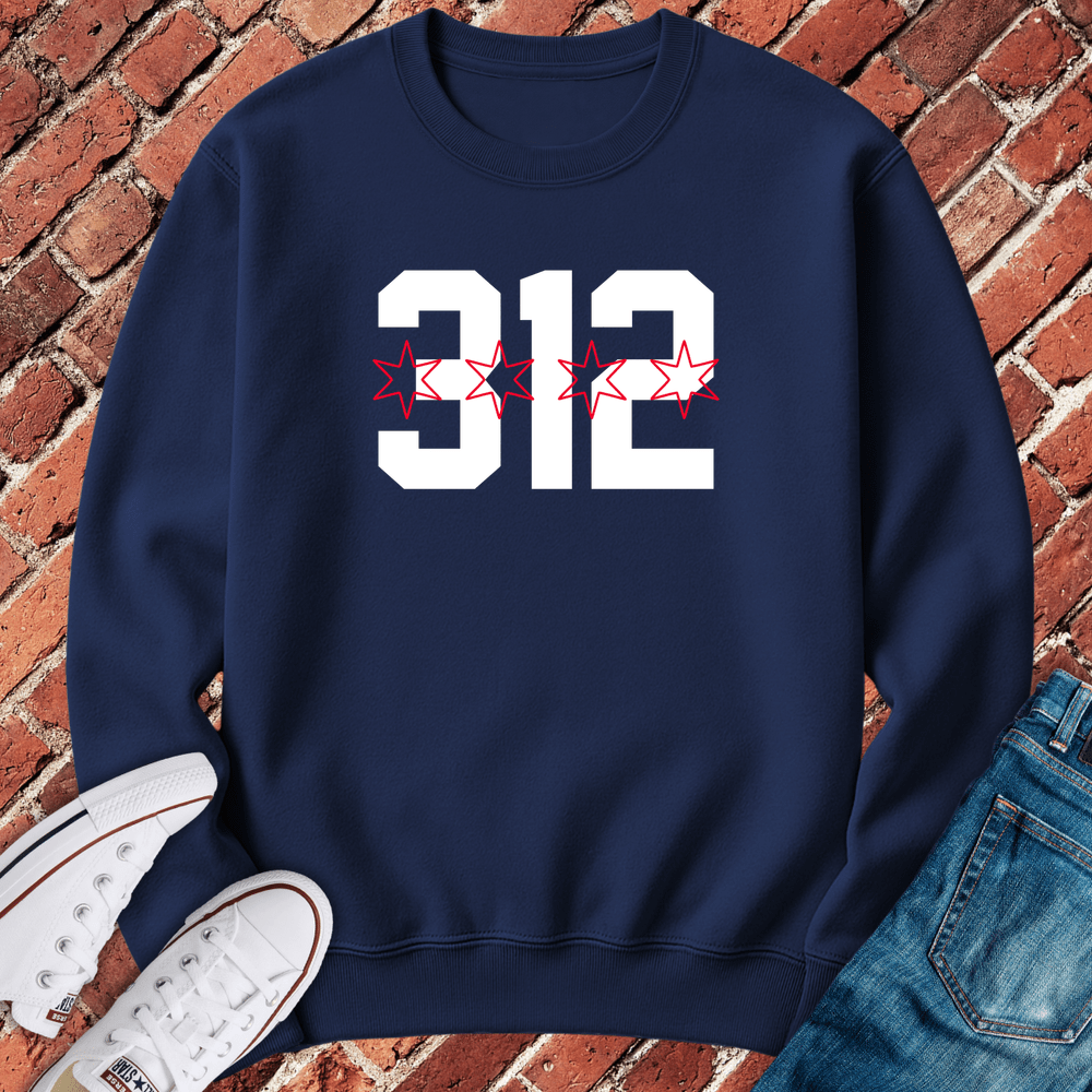 312 Stars Crewneck - Navy