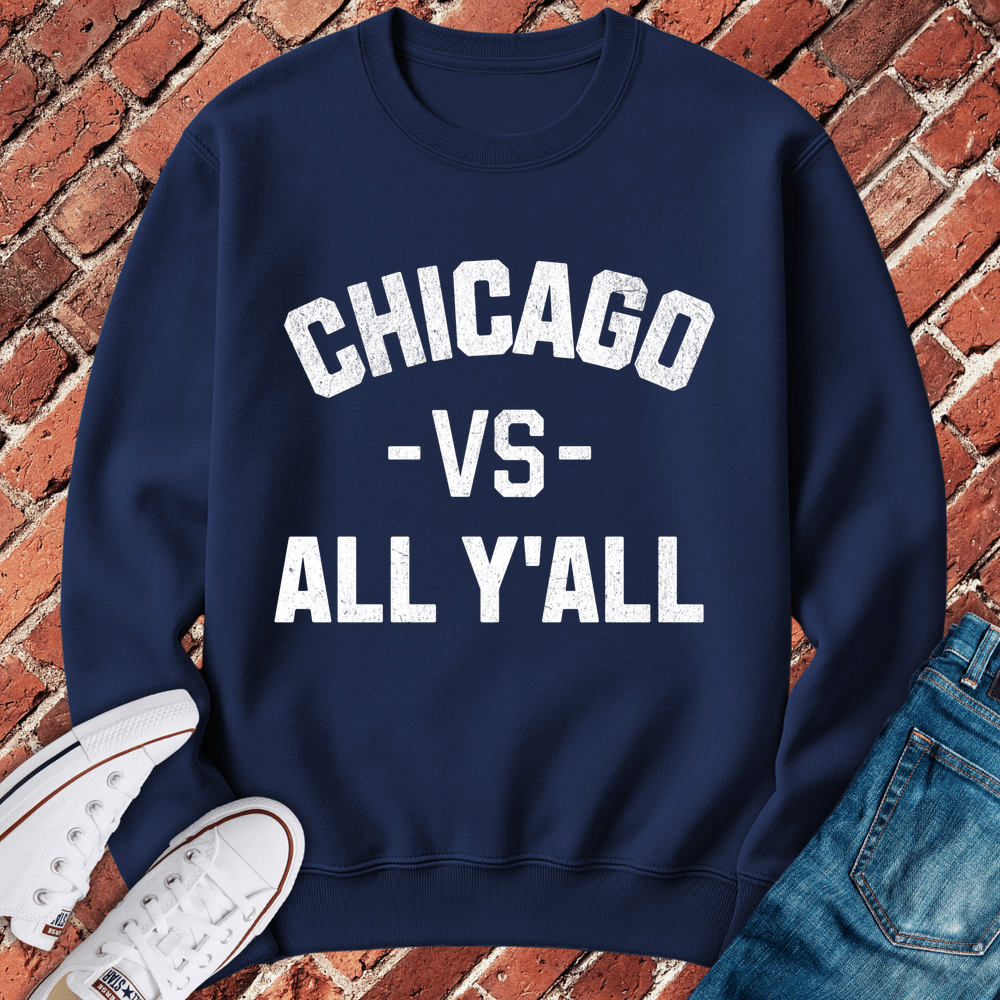 Chicago VS All Y'All Crewneck Crewneck - Navy