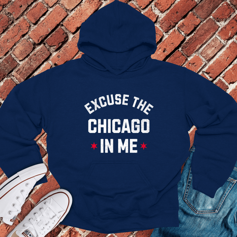 The Chicago In Me Hoodie - Navy