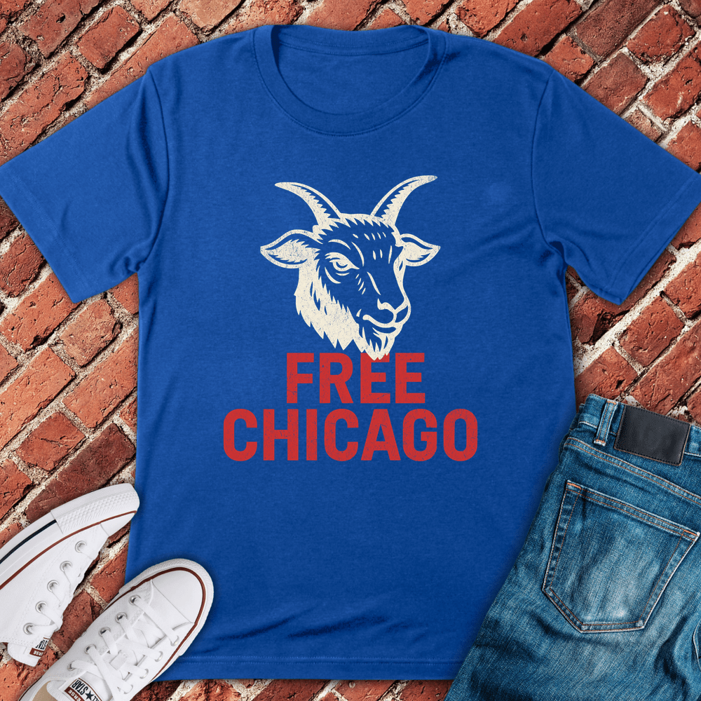 Free Chicago T-Shirt - Royal