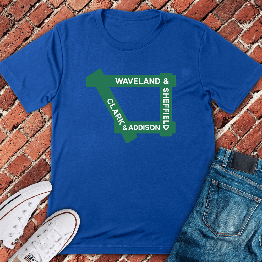 Wrigley Streets T-Shirt - Royal