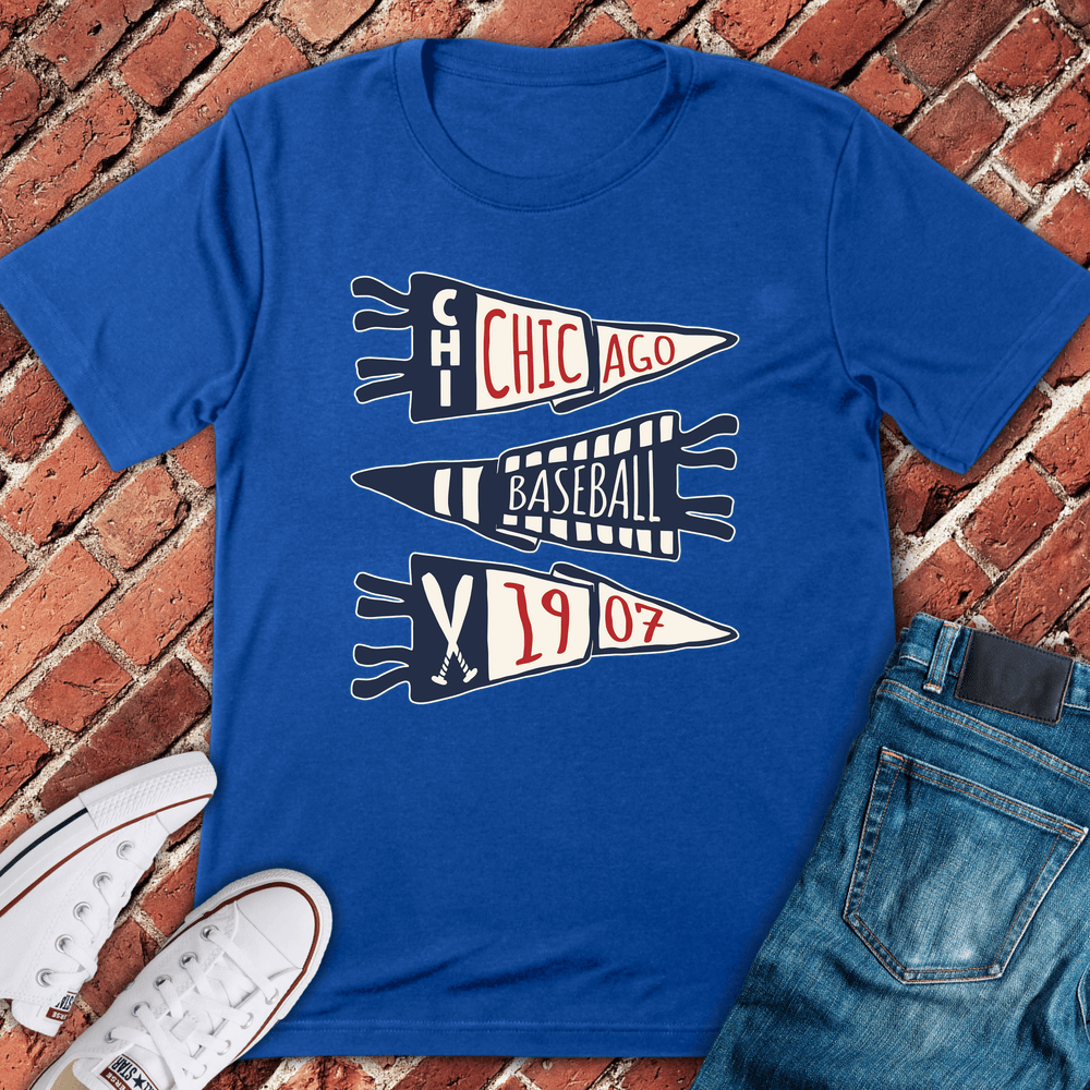 Chicago Pennant Legacy T-Shirt - Royal