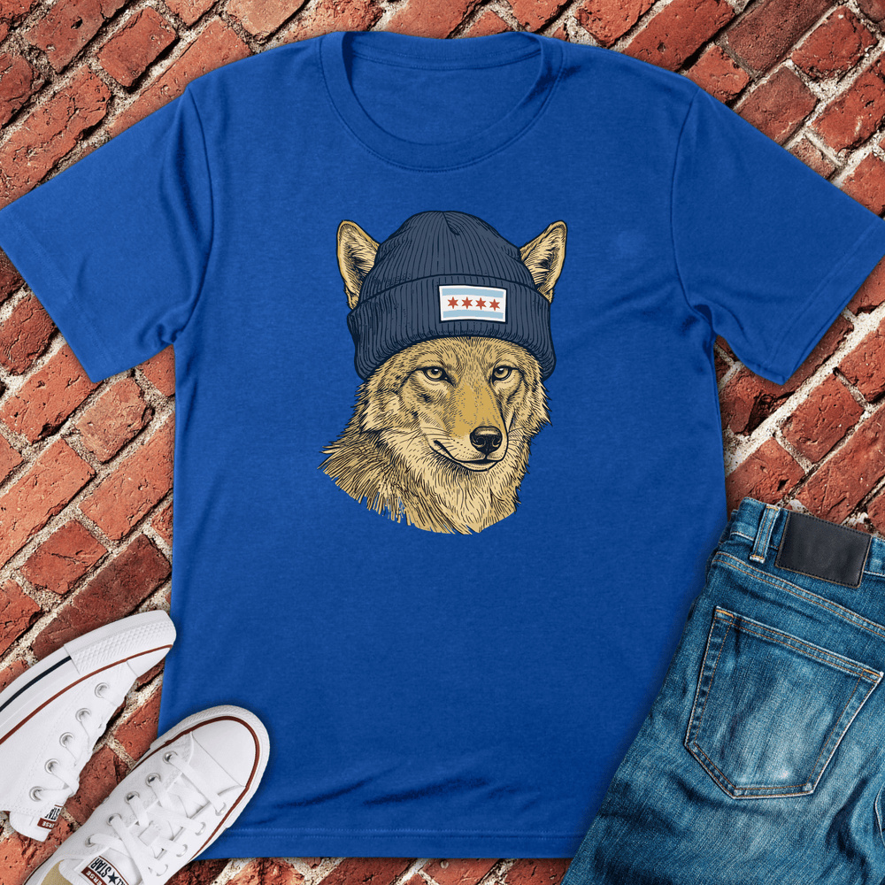 Chi Coyote Knit T-Shirt - Royal