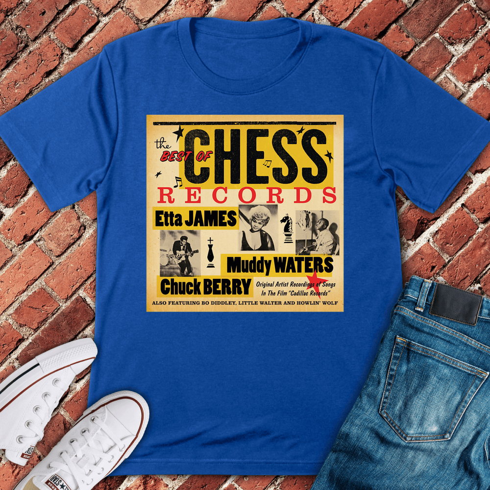 Chess Blues T-Shirt - Royal