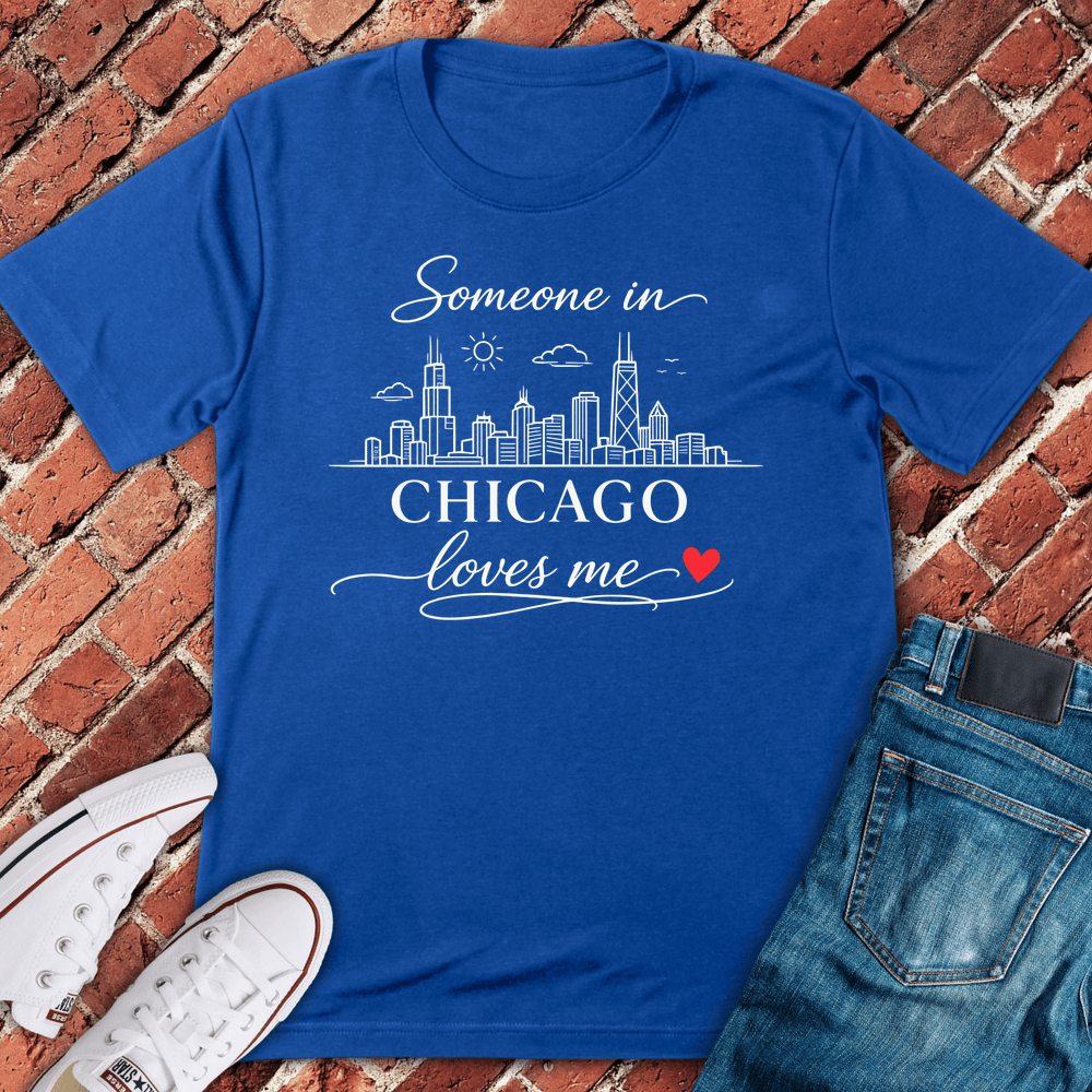 Someone In Chicago T-Shirt - Royal