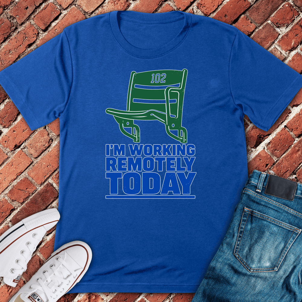 Remote At 102 T-Shirt - Royal