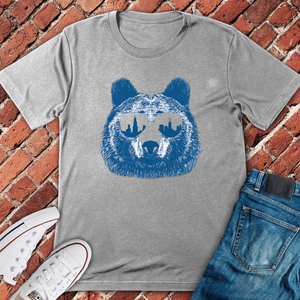 Skyline Bear T-Shirt - Sport Grey