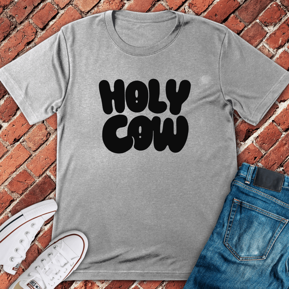 Holy Cow Bubble T-Shirt - Sport Grey