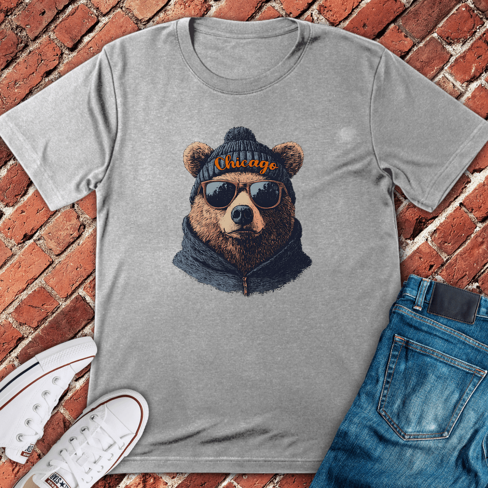 Beanie Bear Vibes T-Shirt - Sport Grey
