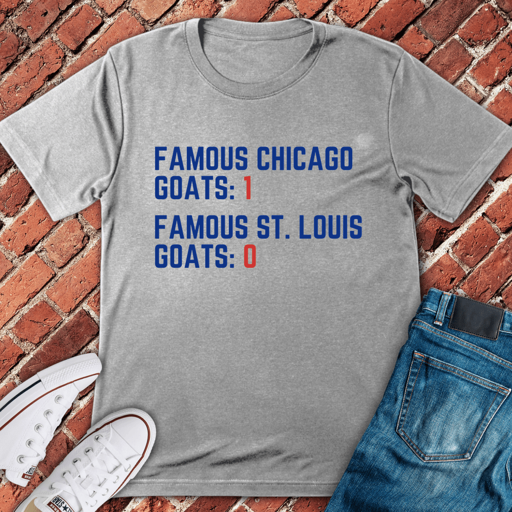 Chicago Goats Win T-Shirt - Sport Grey