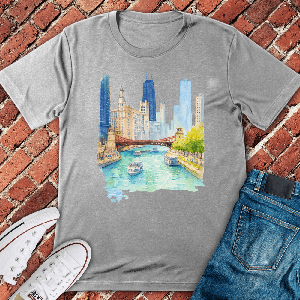 Riverwalk Dreams T-Shirt - Sport Grey