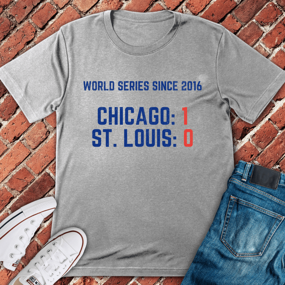 Chicago Wins T-Shirt - Sport Grey
