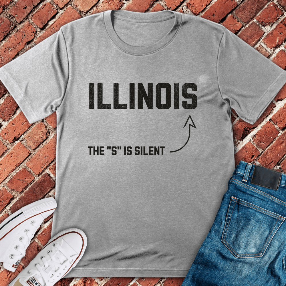 Silent S Illinois T-Shirt - Sport Grey