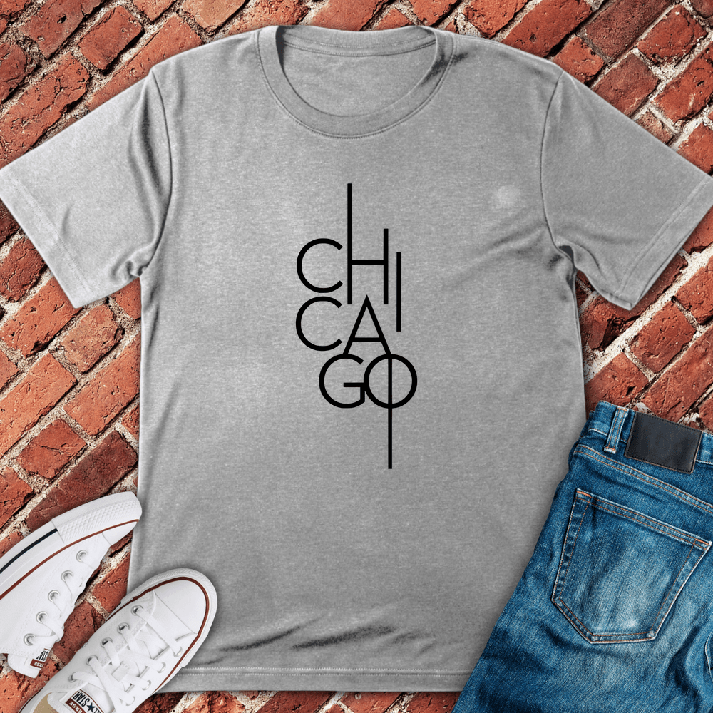 Vertical Vibes T-Shirt - Sport Grey