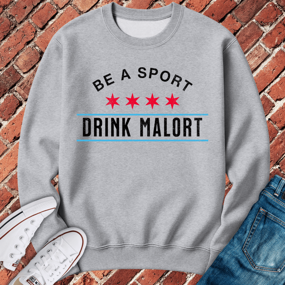 Be a Sport Crewneck - Sport Grey