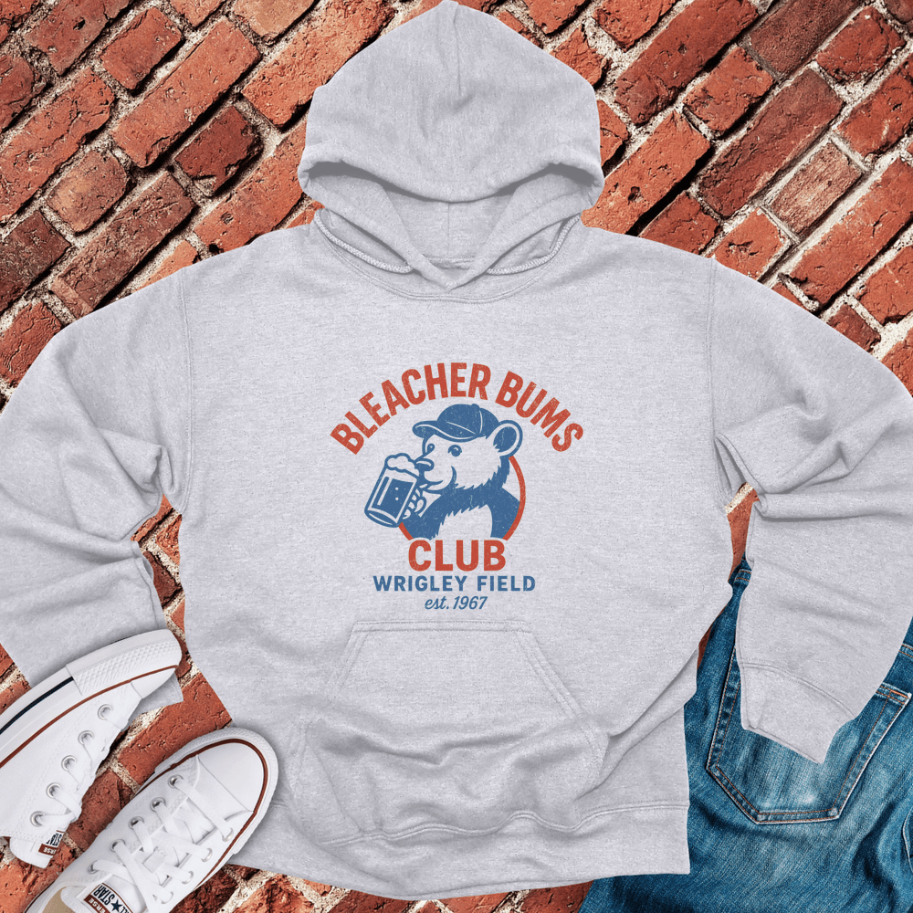 Bleacher Bums Club Hoodie - Sport Grey