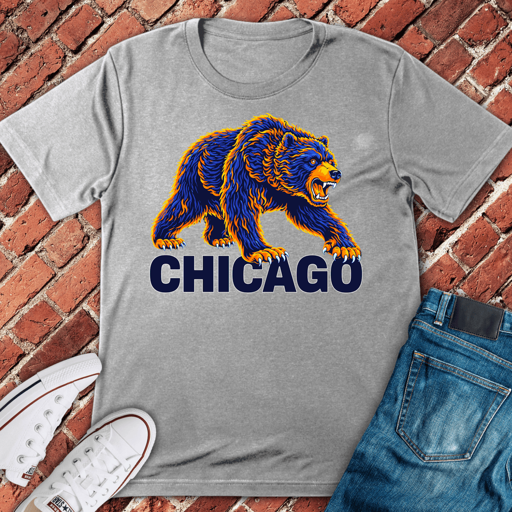 Chicago Grizzly T-Shirt - Sport Grey