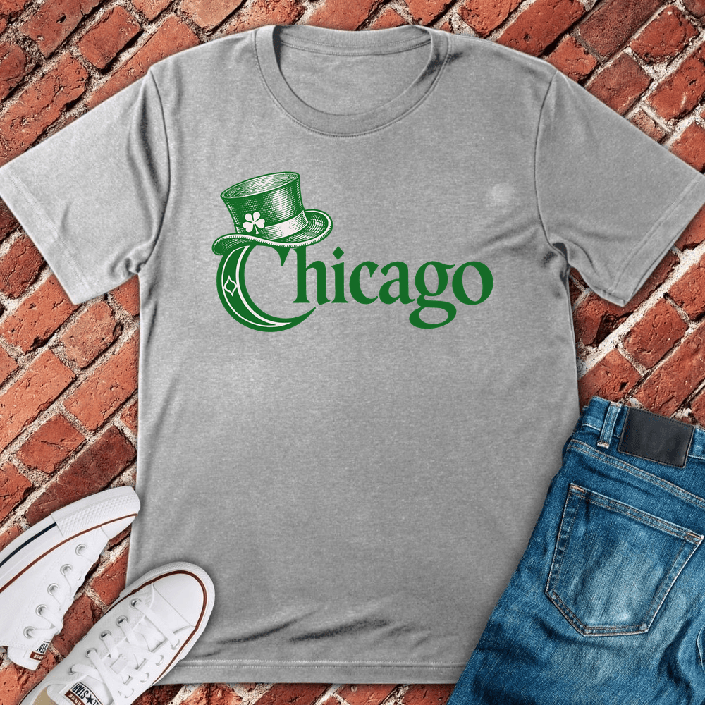 Lucky Chicago Crest T-Shirt - Sport Grey