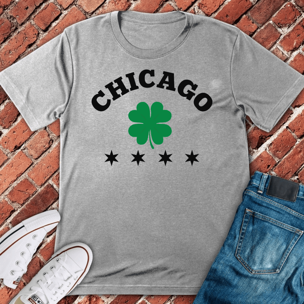 Chicago Clover Pride T-Shirt - Sport Grey