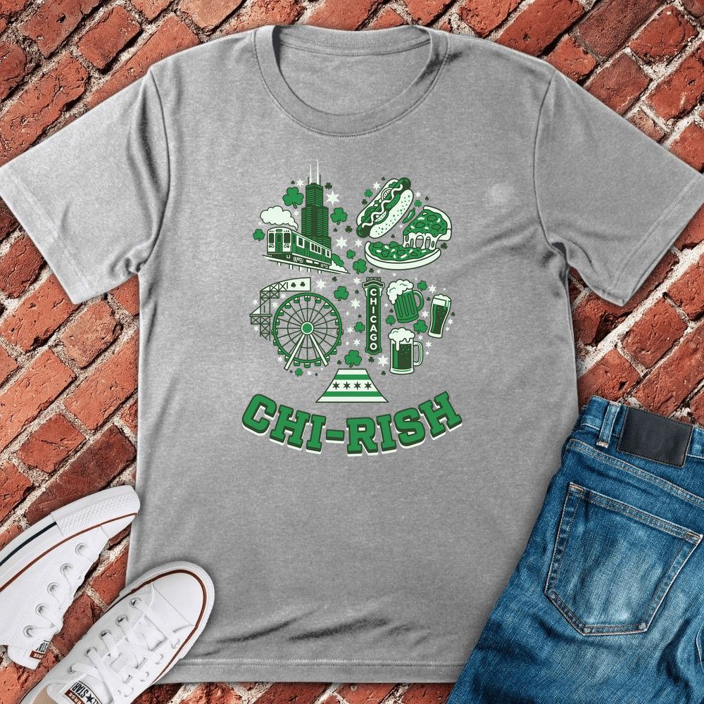 Chi Town Icons T-Shirt - Sport Grey