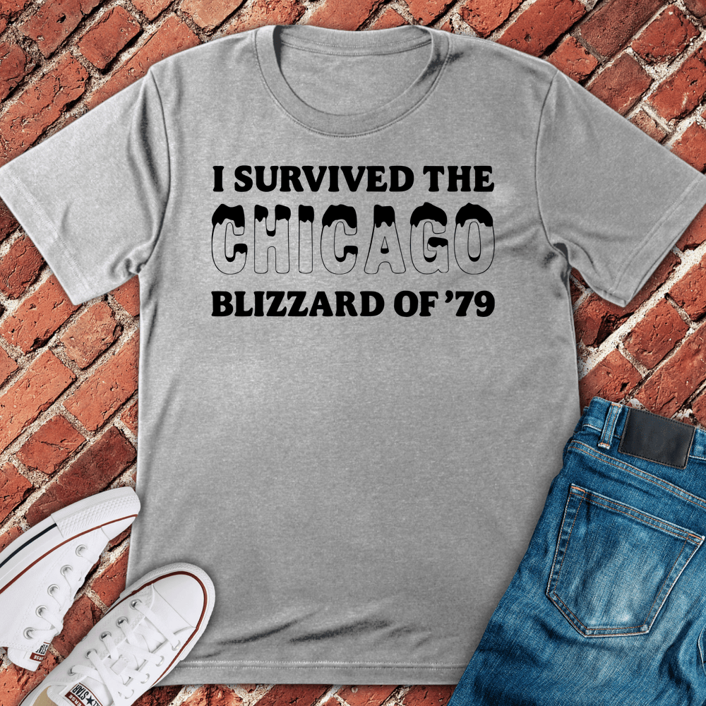 Chicago Blizzard Survivor T-Shirt - Sport Grey