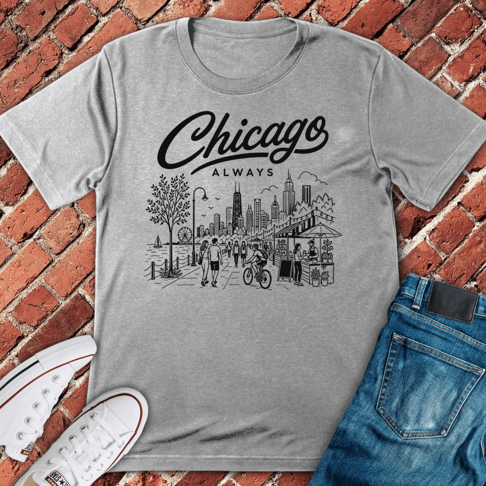 Chicago Always T-Shirt - Sport Grey