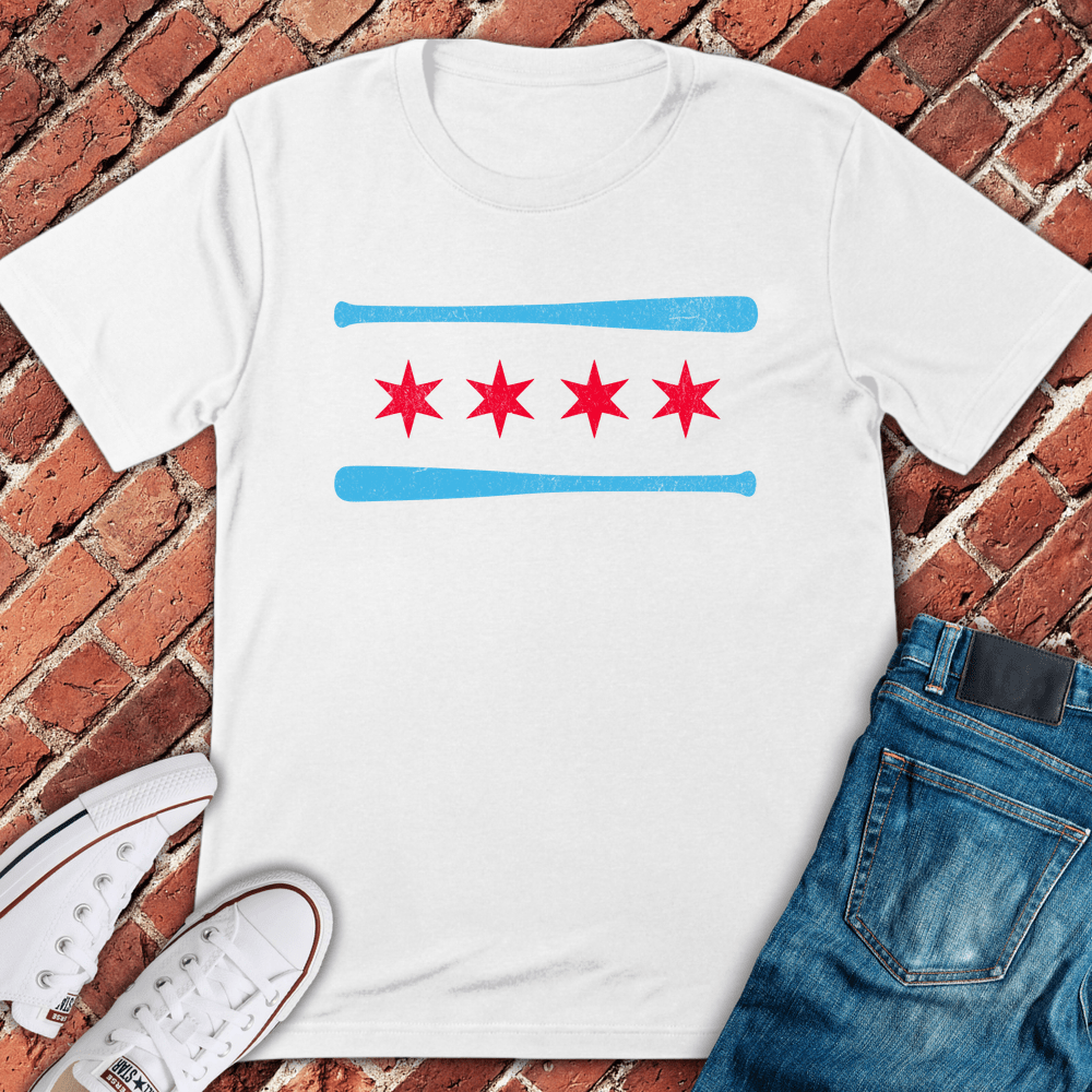 Chicago Stars Bat T-Shirt - White
