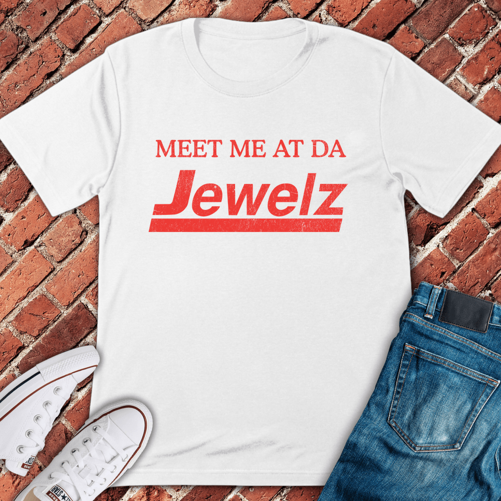 Meet Me At Jewelz T-Shirt - White