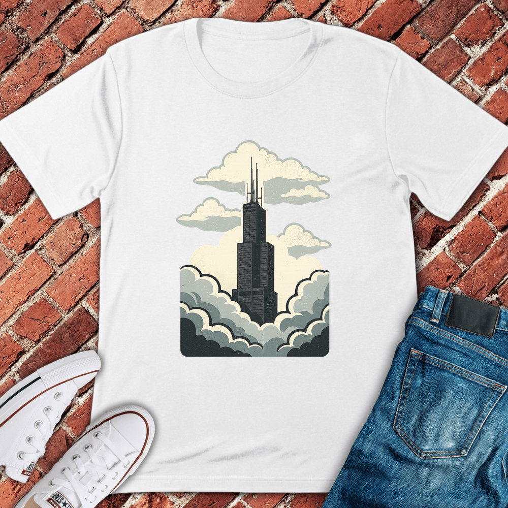Cloudy Sears T-Shirt - White