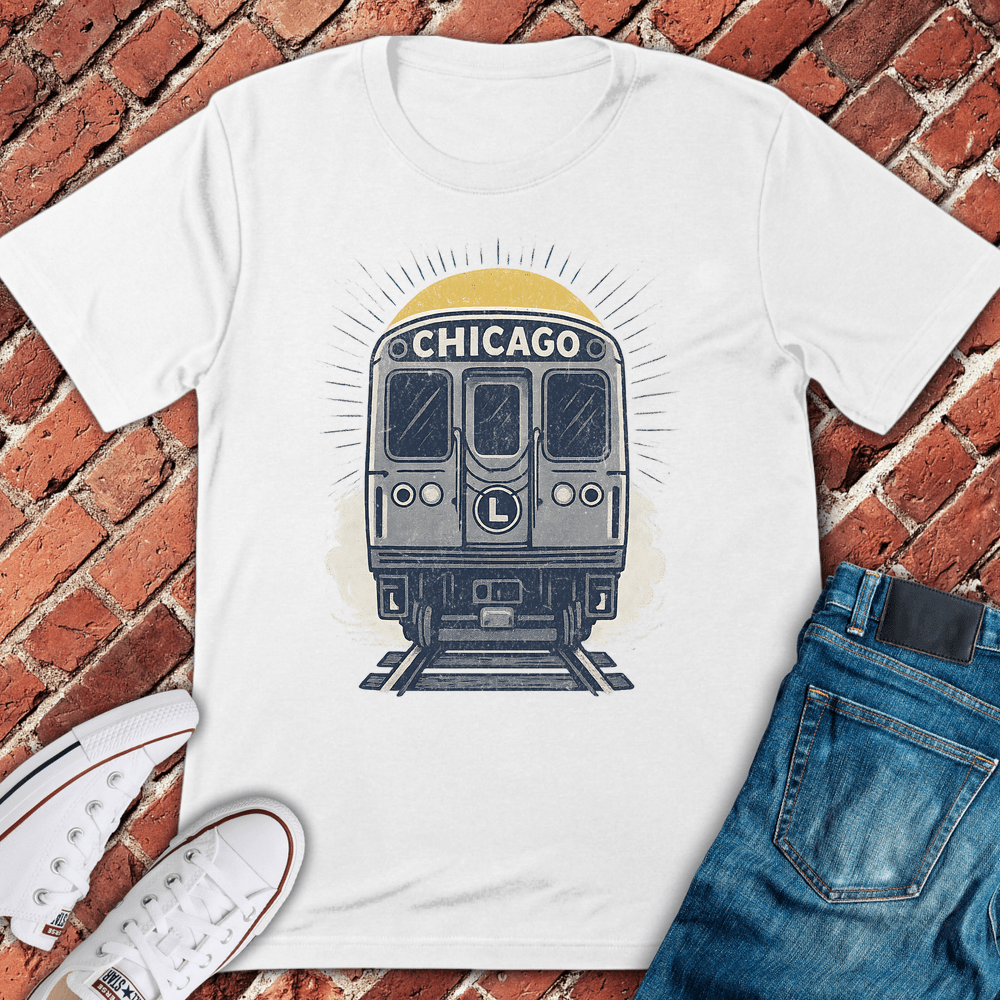 Vintage Sunset Loop T-Shirt - White