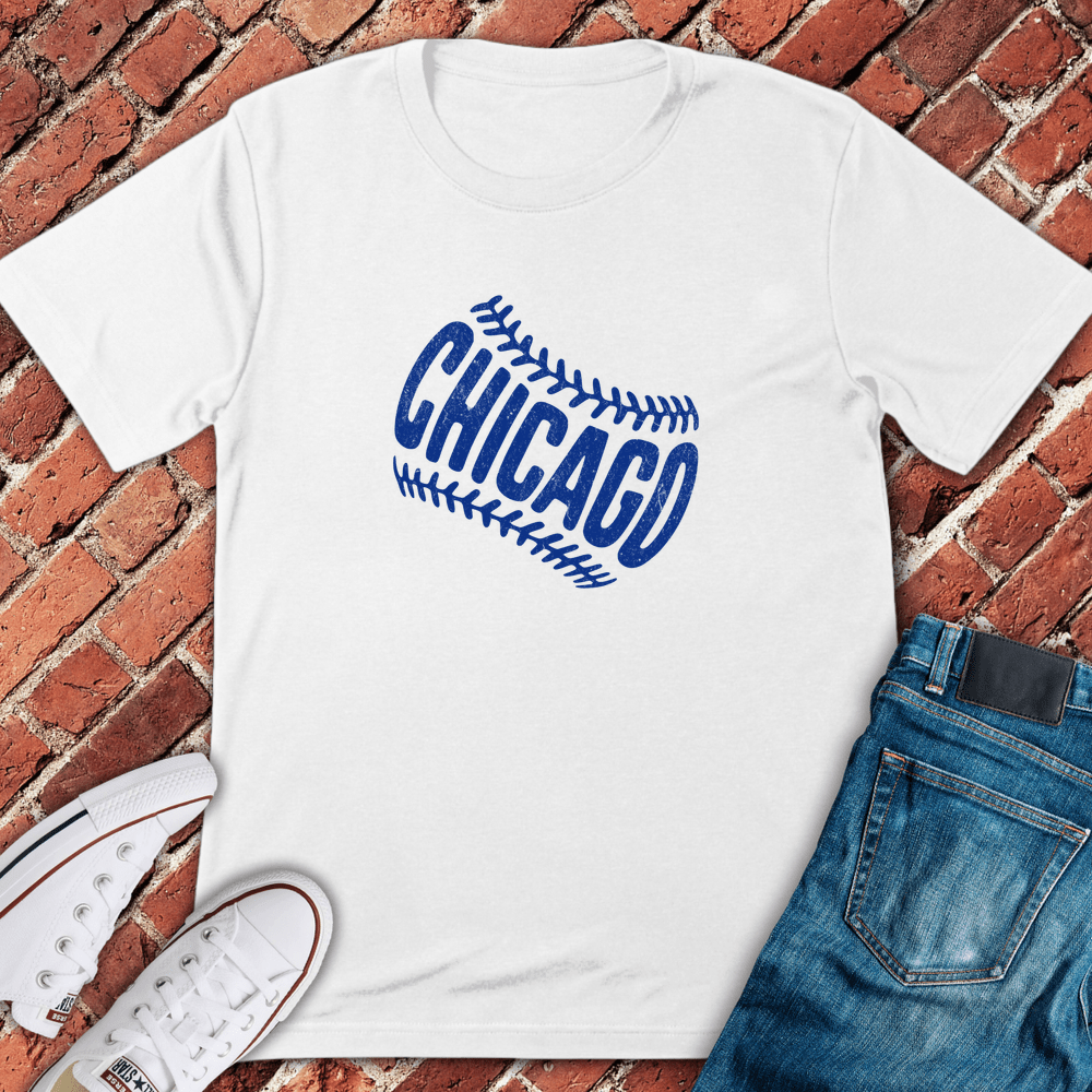 Baseball Stitch T-Shirt - White