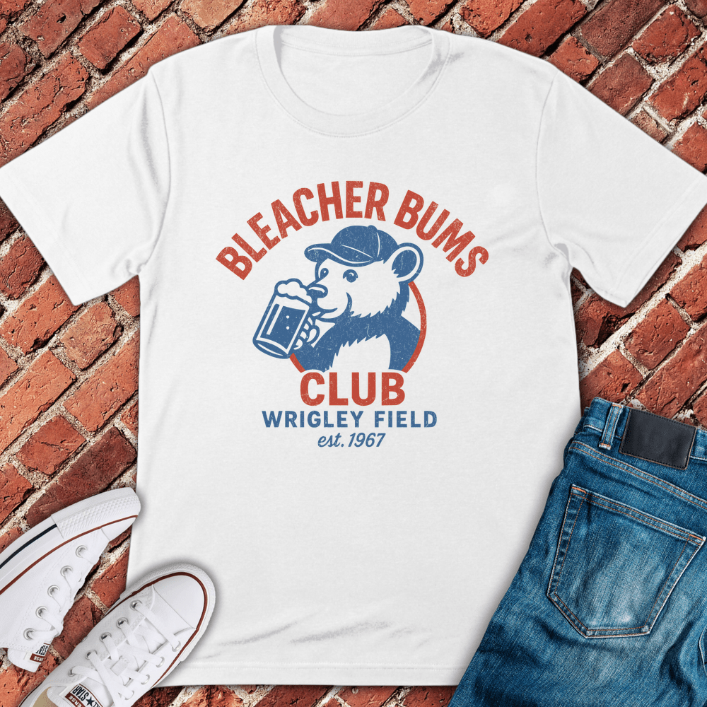 Bleacher Bums Club T-Shirt - White