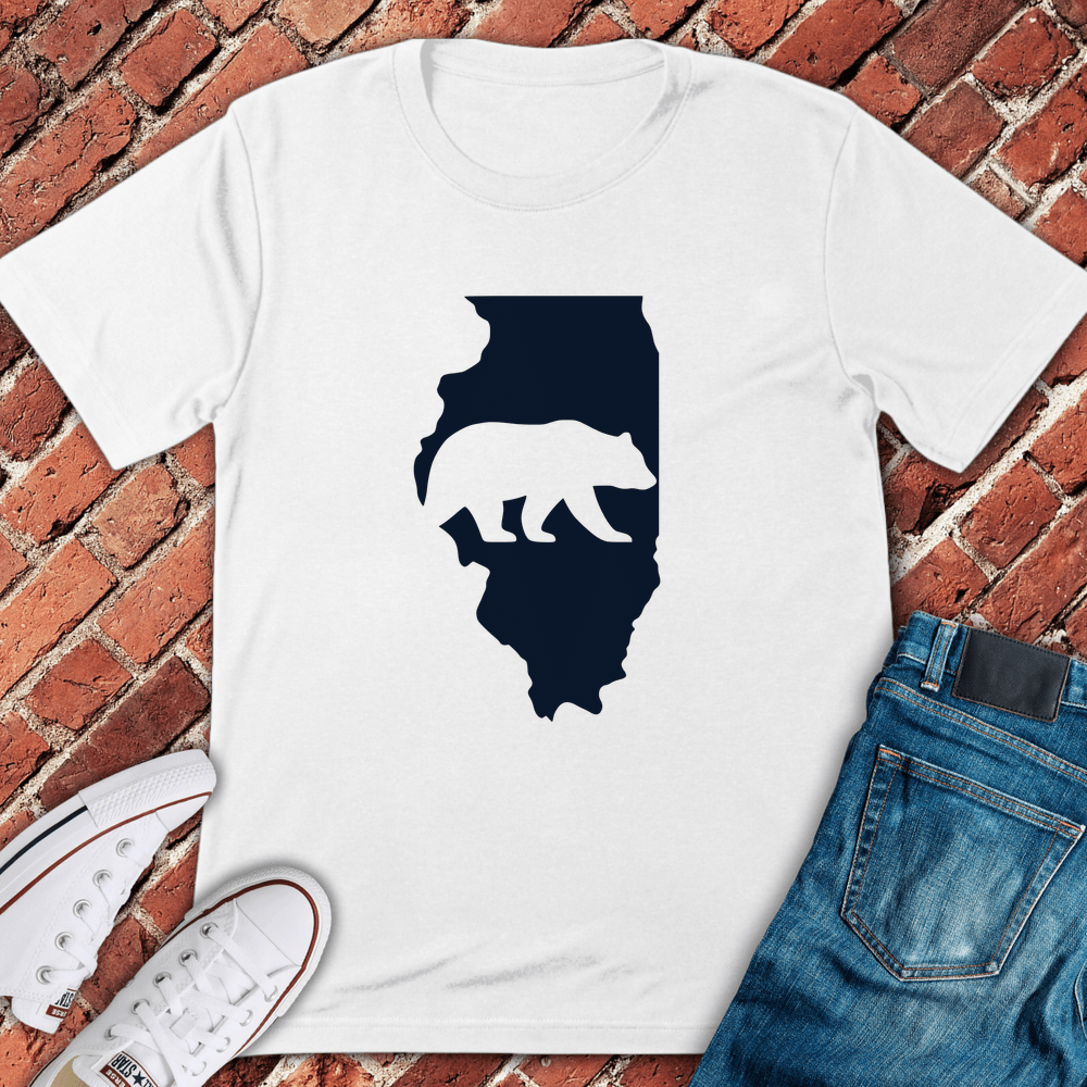 Bear State T-Shirt - White