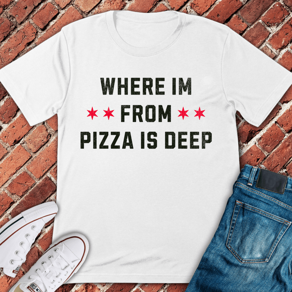 Deep Dish Roots T-Shirt - White