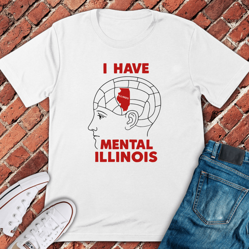 Mental Illinois T-Shirt - White