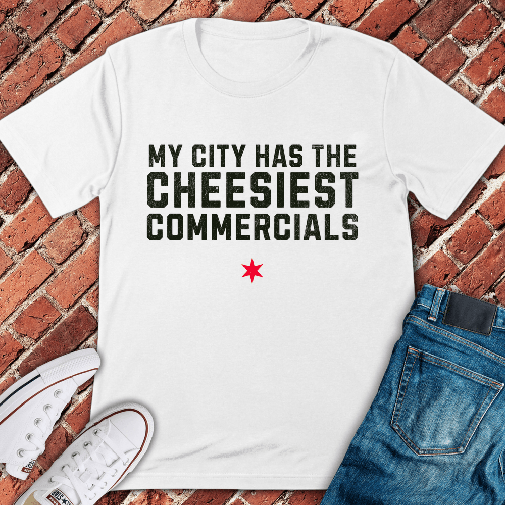 Cheesiest Ads Ever T-Shirt - White