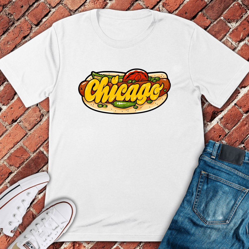 Chicago Dog Dreams T-Shirt - White
