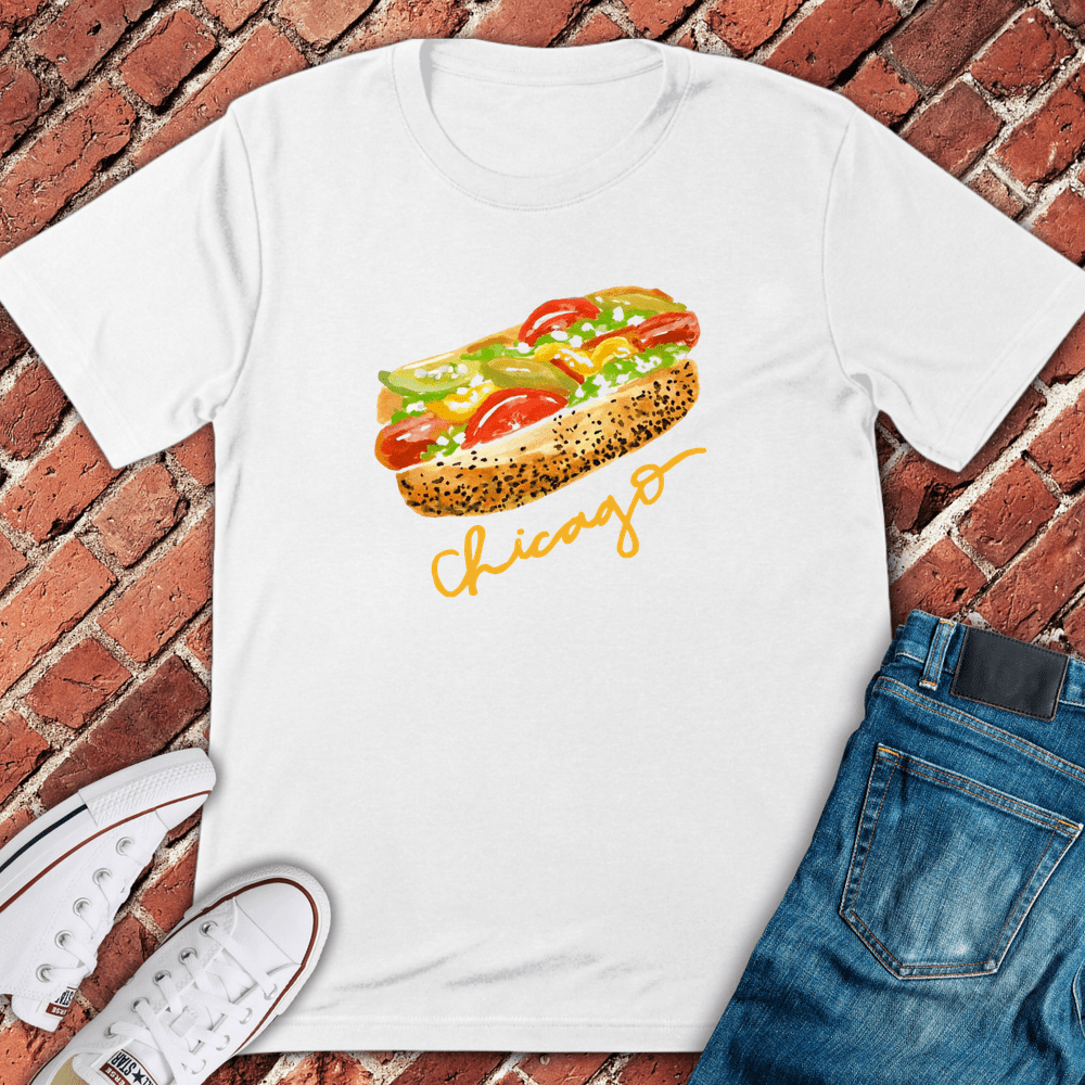 Chicago Dog Life T-Shirt - White
