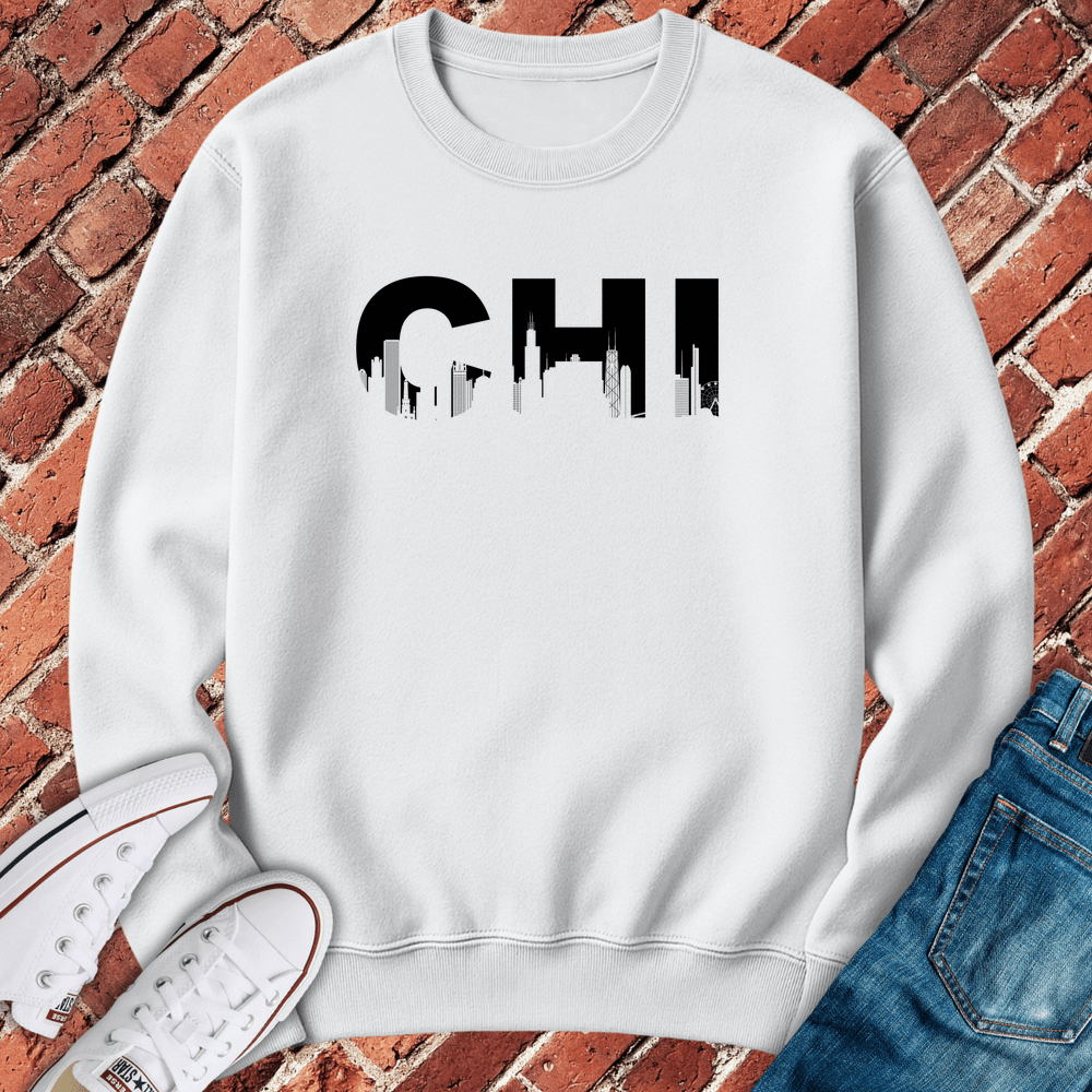 CHI Skyline Crewneck Crewneck - White