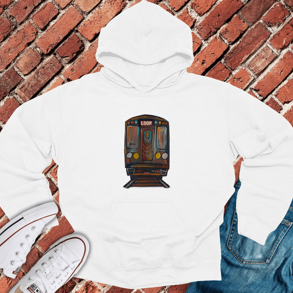 Loop Train Hoodie - White