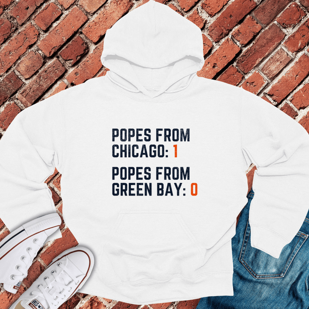 Popes From Chicago Hoodie - White