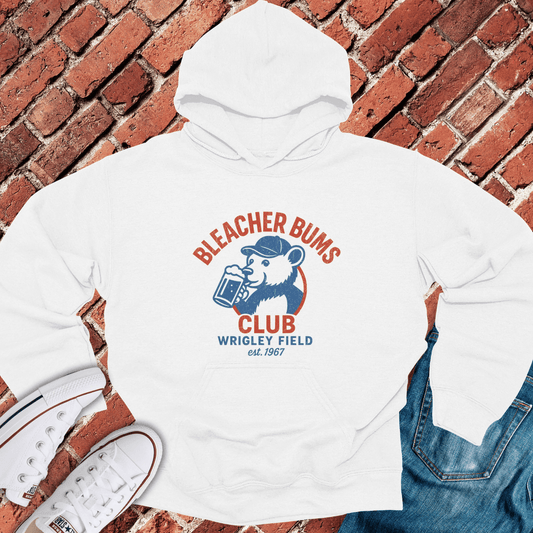 Bleacher Bums Club Hoodie - White