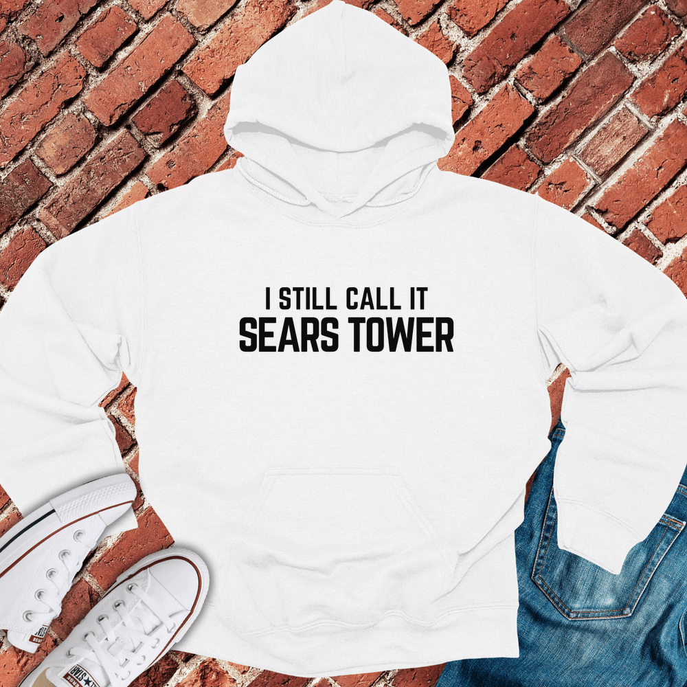 Still Sears Tower Hoodie - White